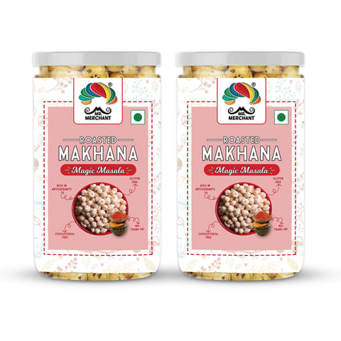 Mr. Merchant Roasted Makhana Masala Magic - Pack of 2