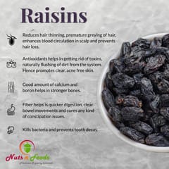 Nuts N Foods Seedless Black Raisins