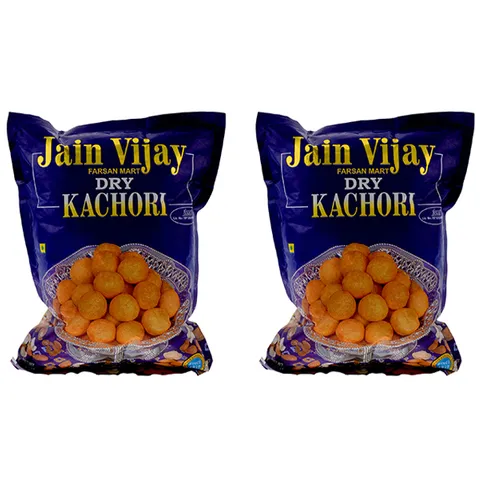 Jain Vijay Farsan Dry Kachori 250 gms (Pack of 2)