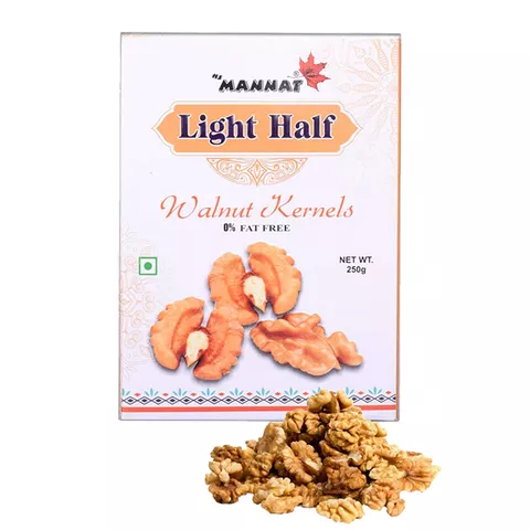 Mannat light half walnut kernels 250 gms