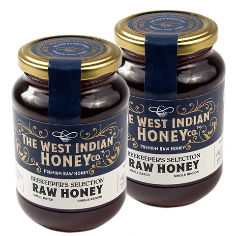 The West Indian Honey 100% Raw Unprocessed Honey 500 gms (Pack Of 2)