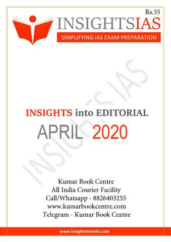 Insights on India Editorial - April 2020 - [PRINTED]