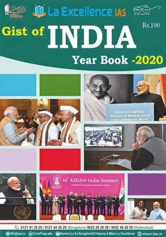 La Excellence Gist of India Year Book 2020 - [PRINTED]