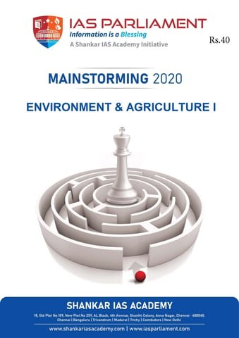 Shankar IAS Mainstorming 2020 - Environment & Agriculture 1 - [PRINTED]