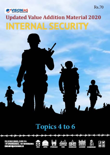 Vision IAS Updated Value Addition Material 2020 - Security (Topics 4 to 6) - [PRINTED]