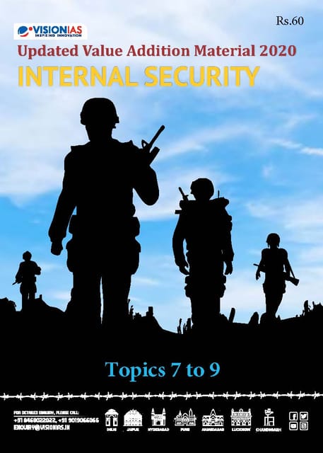 Vision IAS Updated Value Addition Material 2020 - Security (Topics 7 to 9) - [PRINTED]