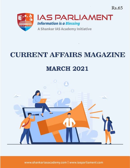 Shankar IAS Monthly Current Affairs - March 2021 - [PRINTED]