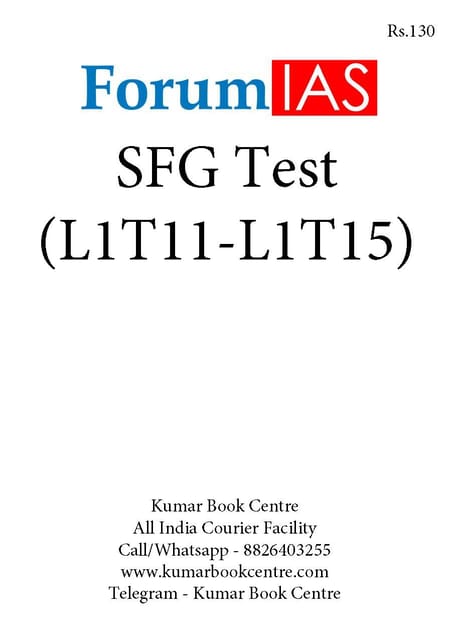 (Set) Forum IAS SFG Test 2021 - Level 1 Test 11 to 15 - [PRINTED]