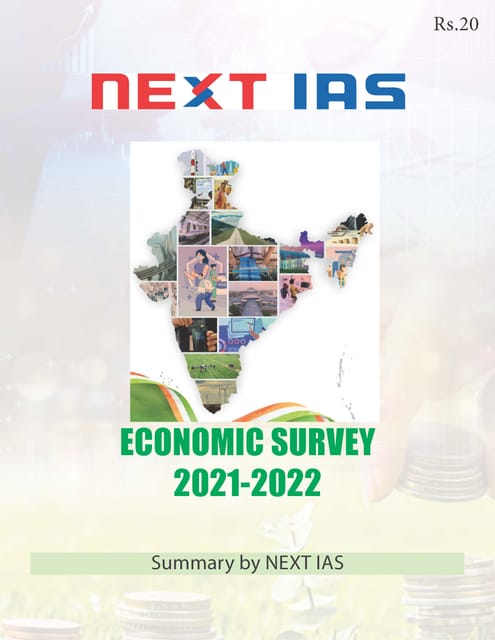 Next IAS Economic Survey 2021-22 Summary - [B/W PRINTOUT]