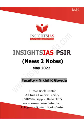 May 2022 - Insights on India PSIR (News 2 Notes) - [B/W PRINTOUT]
