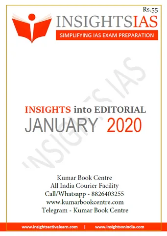Insights on India Editorial - January 2020 - [PRINTED]