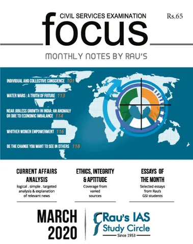 Rau's IAS Focus Monthly Current Affairs - March 2020 - [PRINTED]