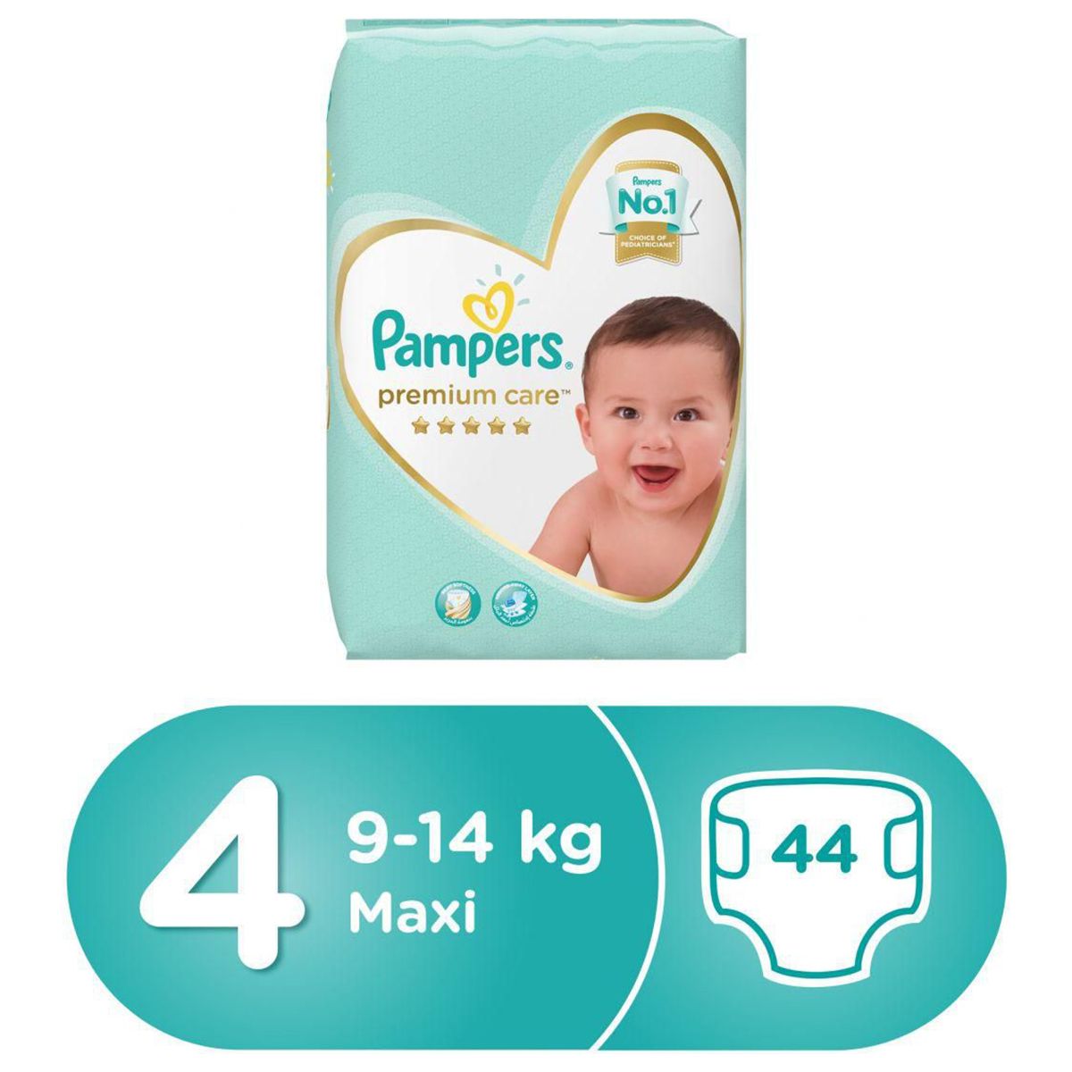 Premium Care Diapers 4 44 Diapers