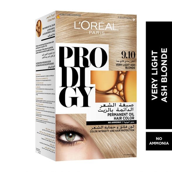 Prodigy Hair Color 9.10 Very Light Ash Blond