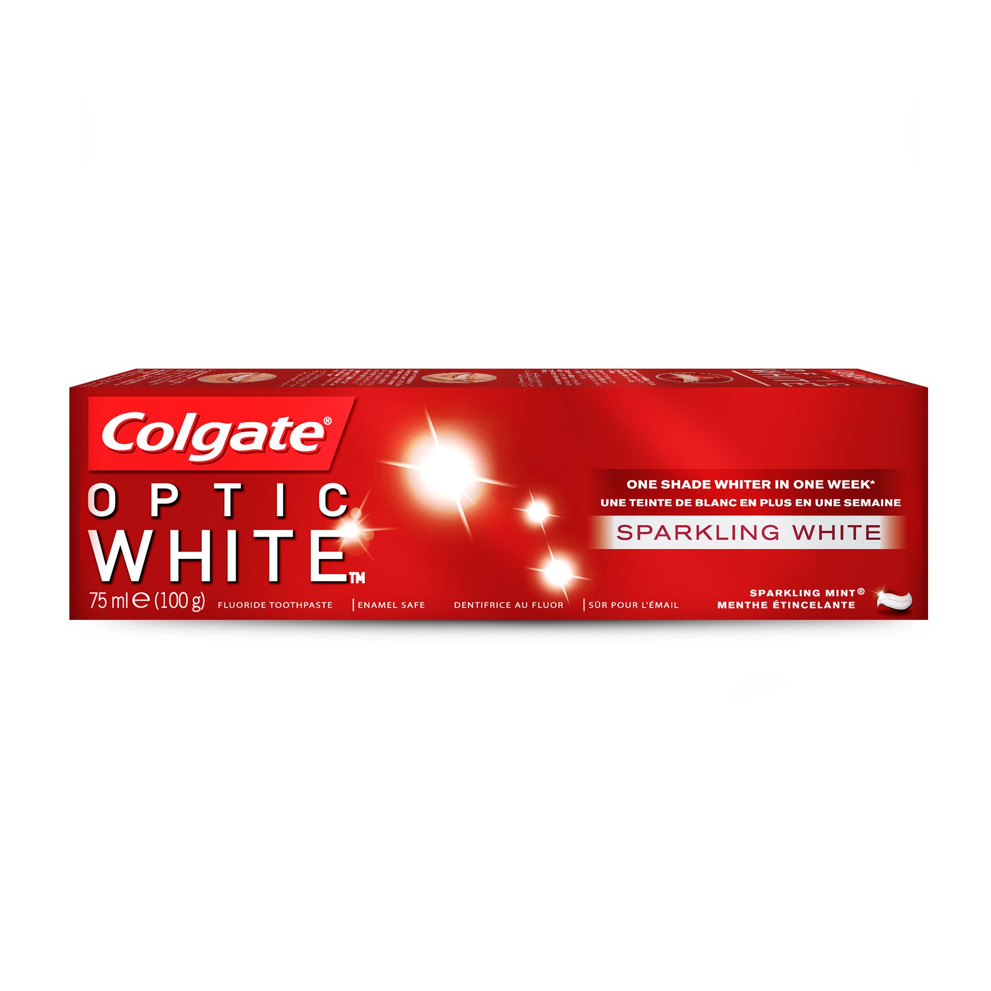 Colgate Optic White Sparkling White Teeth Whitening Toothpaste-75 ml
