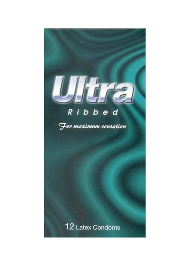 Ribbed Condom 12Pcs