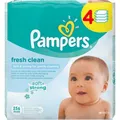 Baby Wipes Fresh Clean 64 Wipes, Pack of 4 (3+1 Free) 256 Wipes