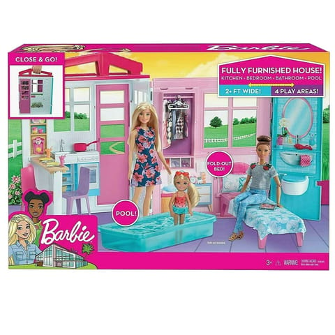 BARBIE HOUSE FURNITURE AND ACESSORIES