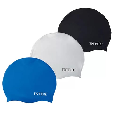 INTEX SILICON SWIM CAP, AGES 8+