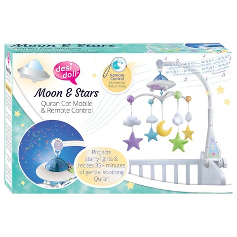 Moon & Stars Quran Cot Mobile with RC