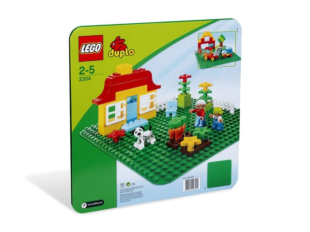 LEGO 2304� DUPLO Large Green Building Plate