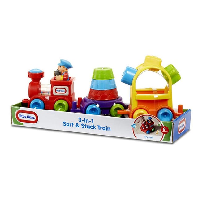 little tikes ride on train set