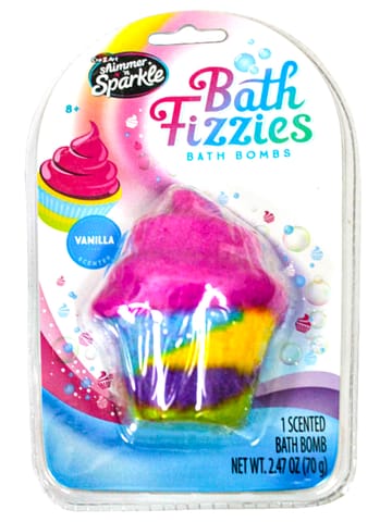 Shimmer N Sparkle Bath Bomb Premade Fun Shape Asst.