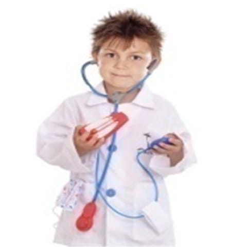 DOCTOR COSTUME ( FREE SIZE 3YRS TO 8YRS )