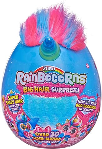 Rainbocorns-Plush Big Hair Surprise,Bulk