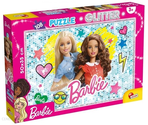 BARBIE GLITTER PUZZLE 108 - BEST FRIENDS FOREVER!