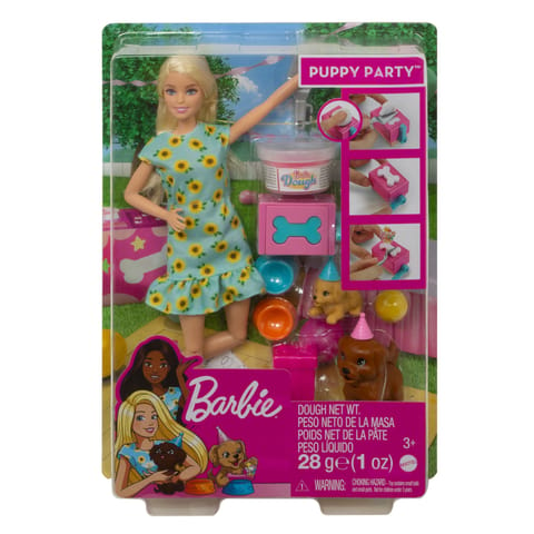 Barbie Puppy Party Playset