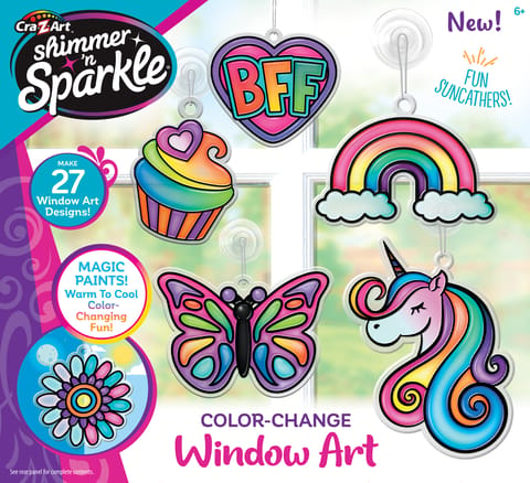 Shimmer N Sparkle Colour Changing Window Art