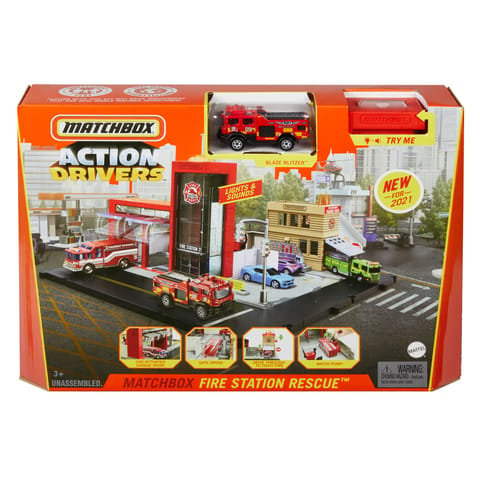 MB Fire Station Playset