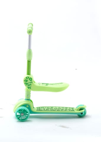 Cute Foldable Kids Scooter Green