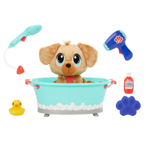 Little Tikes Rescue Tales Scrub 'n Groom Bathtub Golden Retriever