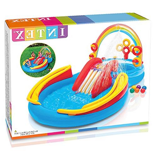 INTEX RAINBOW RING PLAY CENTER, Ages 2+ 42157453