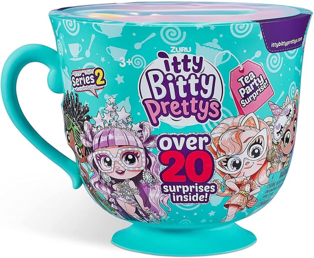 Zuru Itty Bitty Prettys-Tea Party Surprise-Series 2 Big Tea Cup Playset