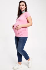 Woman Knitted Maternity Tops