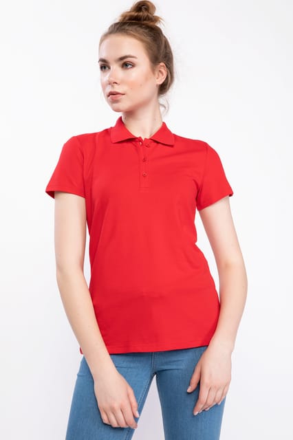 Woman Short Sleeve Polo T-Shirt