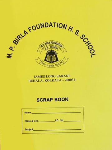 MP Birla School - Scrap Book