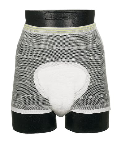 Fixation underwear to hold disposable incontinence pads securely in place