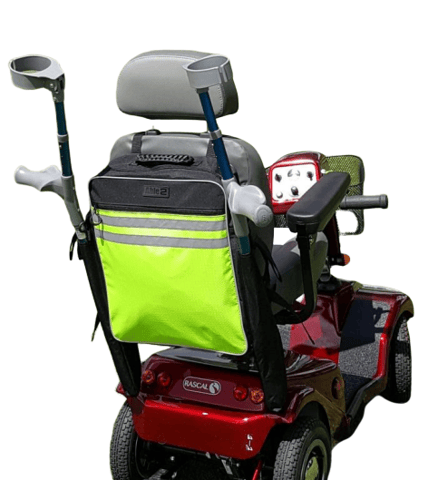 Wheelchair & Scooter Bag - Crutch/Walking Stick Bag