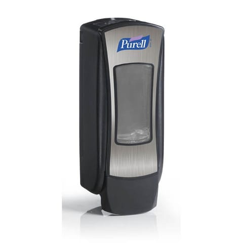 Purell Manual Hand Sanitiser Dispenser, Chrome/Black, ADX 1200ml (8828-06)