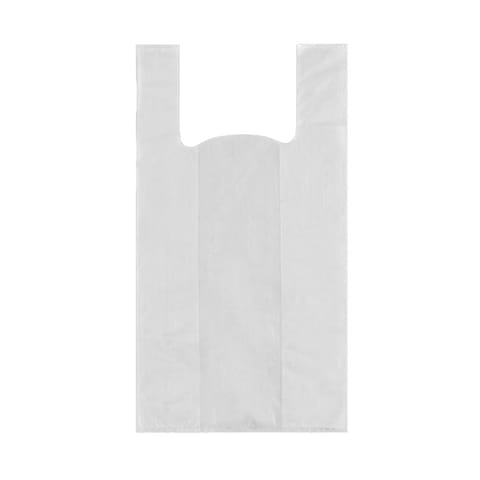 White Vest Carriers, 10/15 x 18", per case of 20 packs of 100 (2000)