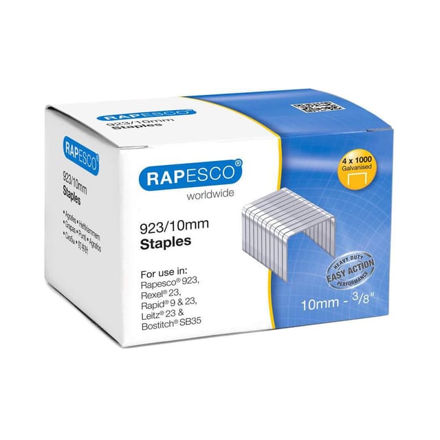 Rapesco Heavy Duty Staples 923/10mm Ref 92310Z3 [Box 4000]