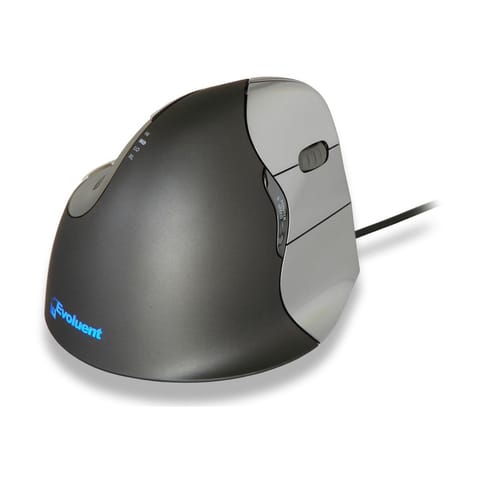 Bakker Elkhuizen Evoluent4 Vertical Mouse Right-hand Wired Grey Ref BNEEVR4