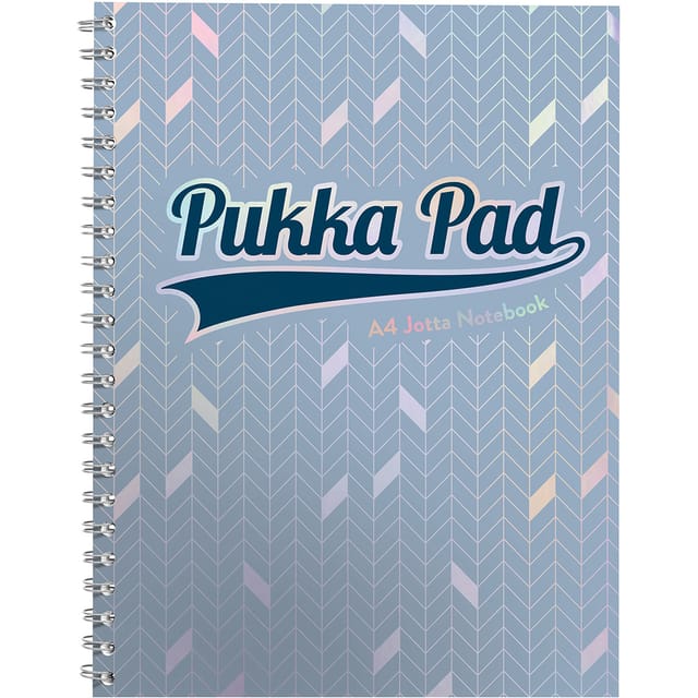 Pukka GLEE Jotta Notepad 200Pg 80gsm Wirebound A4 pls Light Blue Ref 3009GLE [Pack 3]