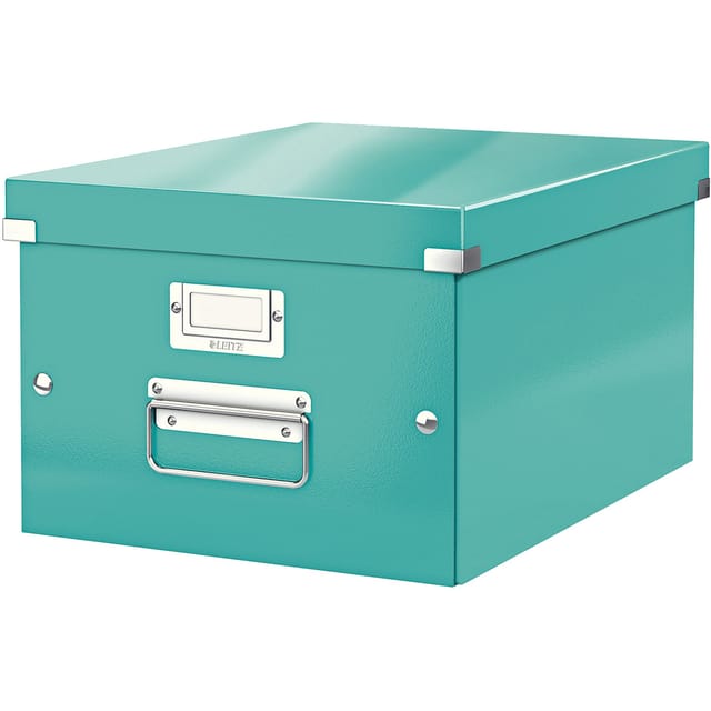 Leitz Click & Store Collapsible Storage Box Medium For A4 Ice Blue Ref 60440051