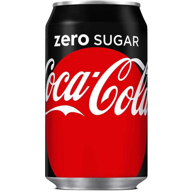 Coca Cola Coke Zero Soft Drink Can 330ml Ref N001018 [Pack 24]