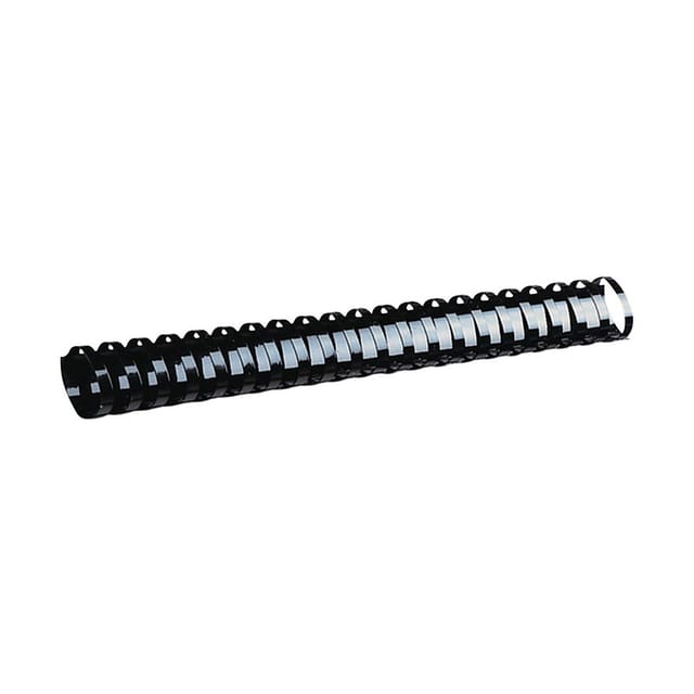 GBC Binding Combs Plastic 21 Ring 195 Sheets A4 22mm Black Ref 4028602 [Pack 100]